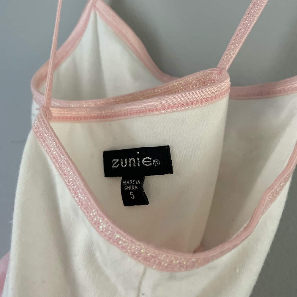 Girl's Zunie Bunny Boarder Glitter Sundress - Picture 5 of 7